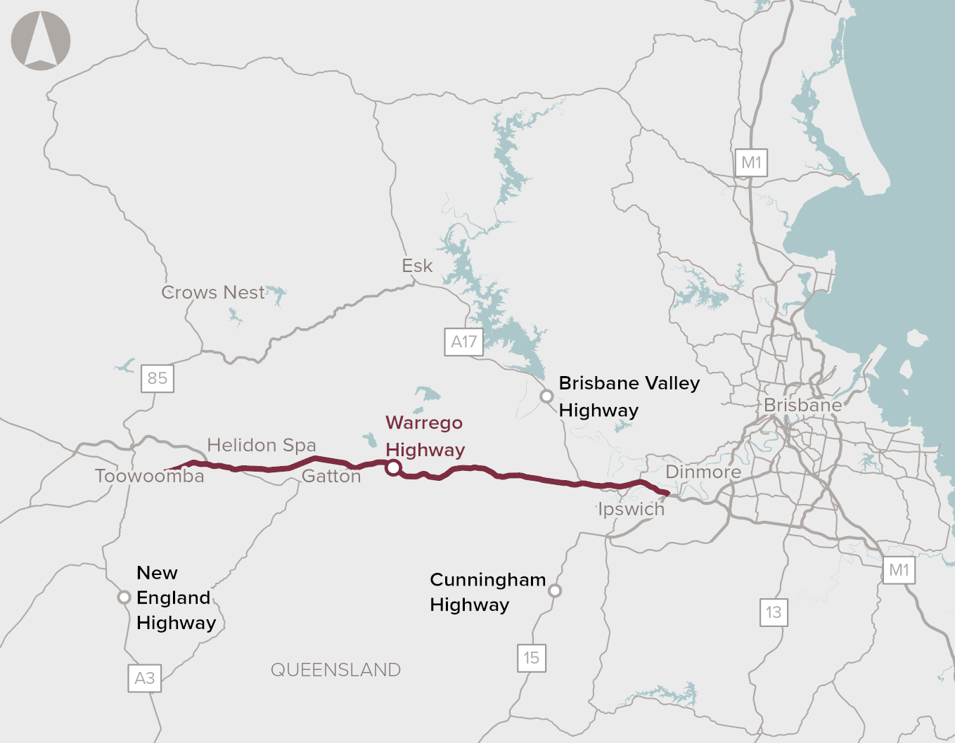 Warrego Highway east corridor improvements | Infrastructure Australia