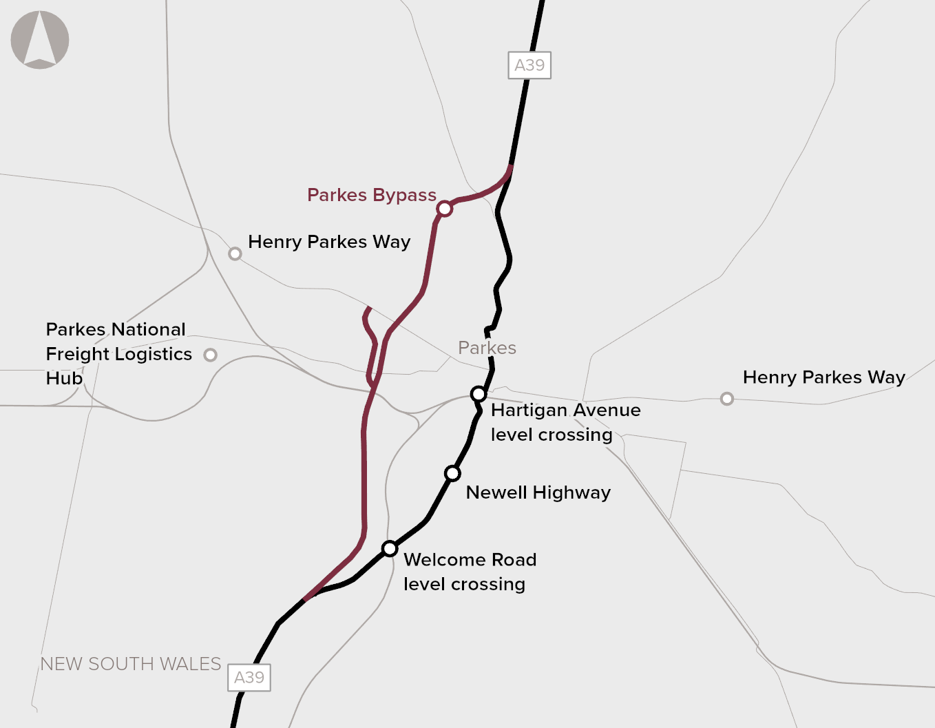 parkes_bypass_map