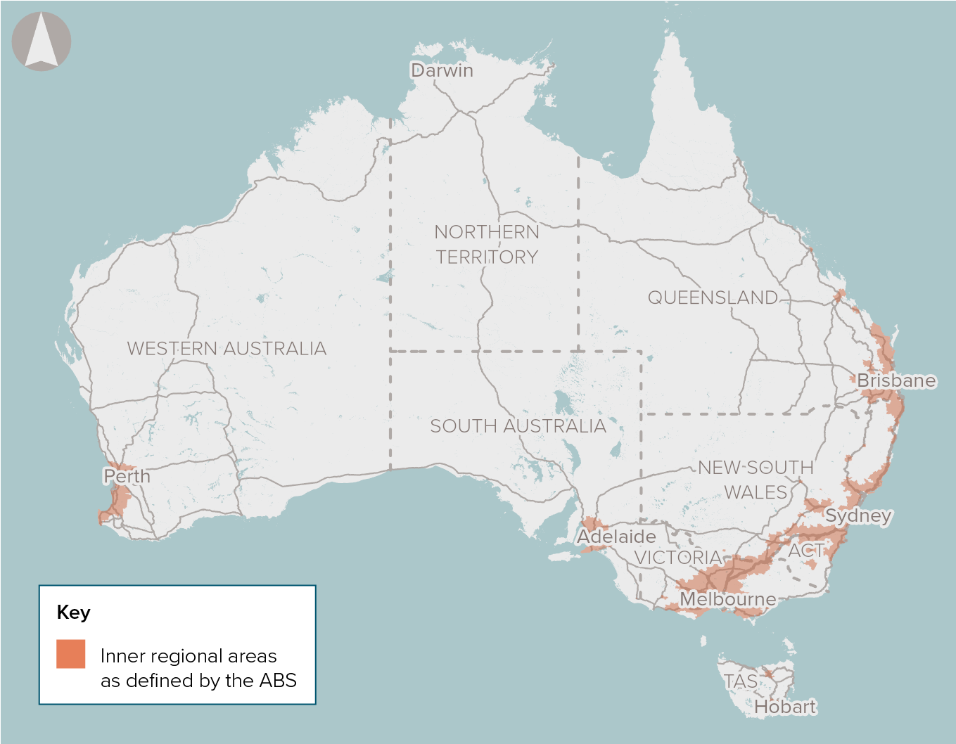 Regional telecommunications transmission capacity