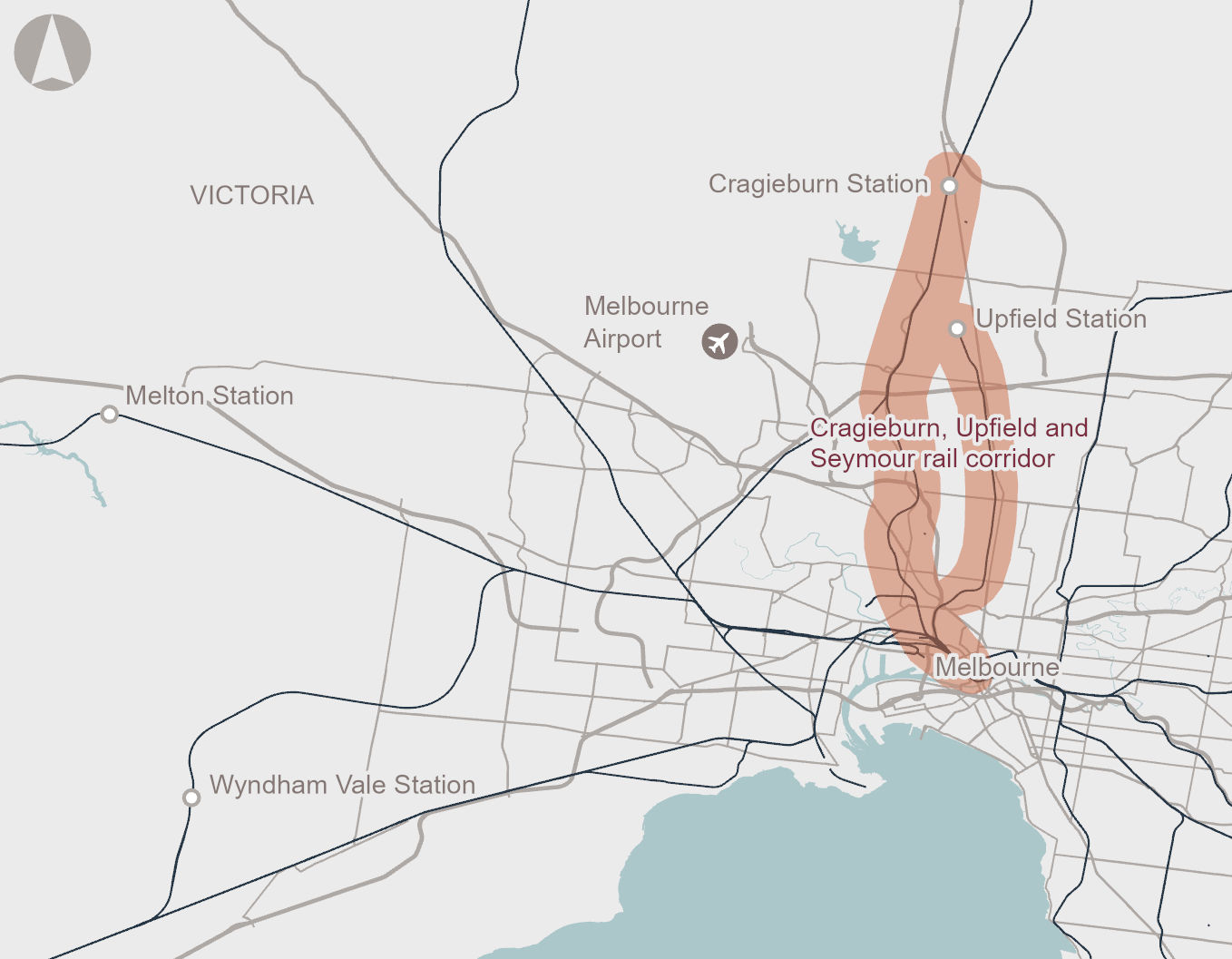 Northern Rail Program map