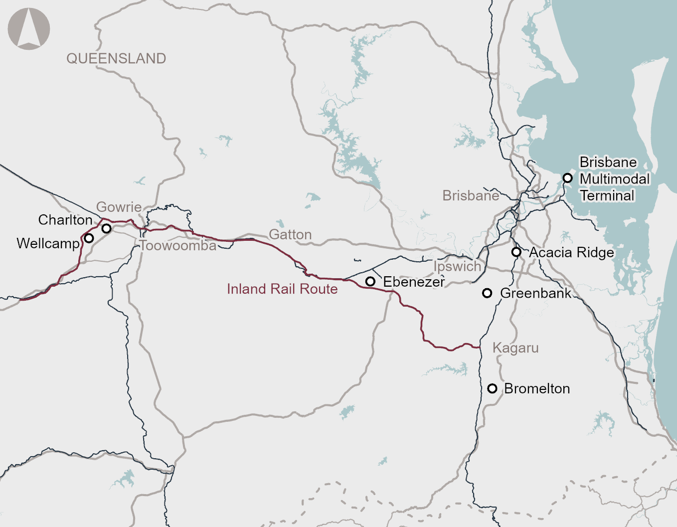 South East Queensland intermodal terminal capacit