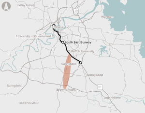 graphic of a map