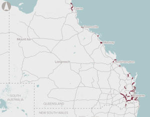 graphic of a map