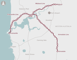 Armadale, Midland and Fremantle rail lines capacity