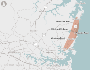 Northern Beaches (A8) corridor capacity 