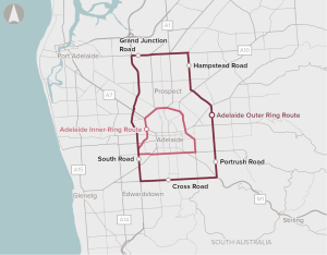 Adelaide's Outer and Inner Ring Routes