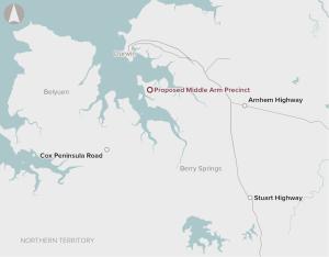 Common user infrastructure at the Middle Arm Precinct