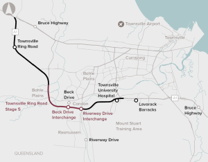 Townsville Ring Road location map
