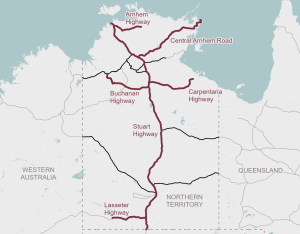 NT road network safety and connectivity improvements MAP